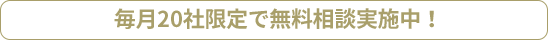 毎月20社限定で無料相談実施中！