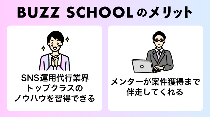 BUZZ SCHOOLでSNSマーケティングを学ぶメリット