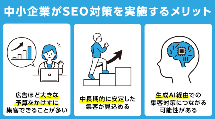 中小企業がSEO対策を行うメリット
